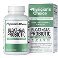 Physician's Choice Bloat & Gas Probiotic | Lactase, Digestive Enzymes, Prebiotics & Postbiotics | Daily Gut Support