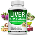 Toplux Liver Cleanse Detox & Repair Supplement | Supports Liver Health, Digestion & Overall Wellness