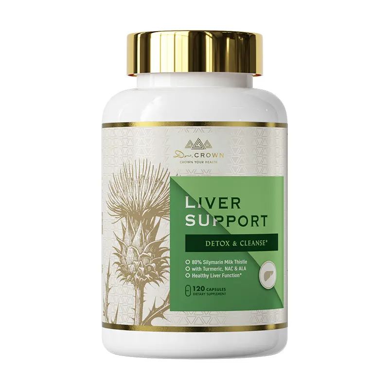 Liver Support & Detox Capsules – Milk Thistle, NAC, ALA & Turmeric | 120 Count