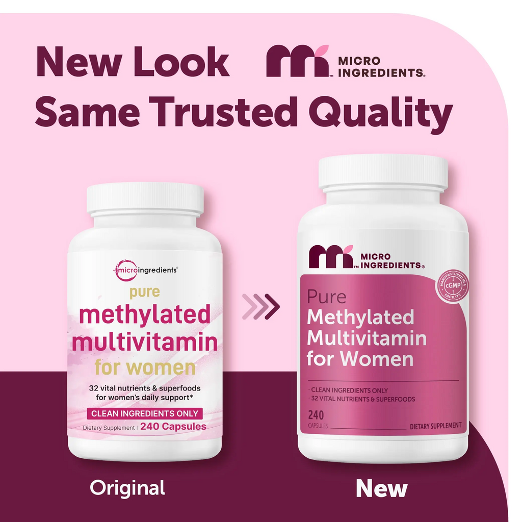 Micro Ingredients Methylated Multivitamin for Women – 240 Capsules