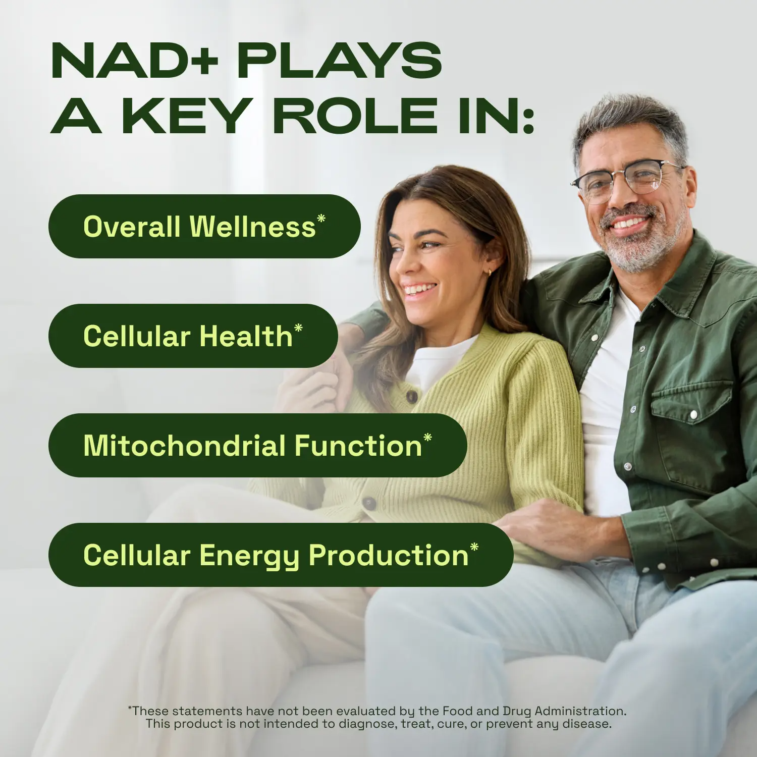 Cata-Kor NAD+ Advanced 500mg – Energy & Healthy Aging Supplement | 60 Capsules