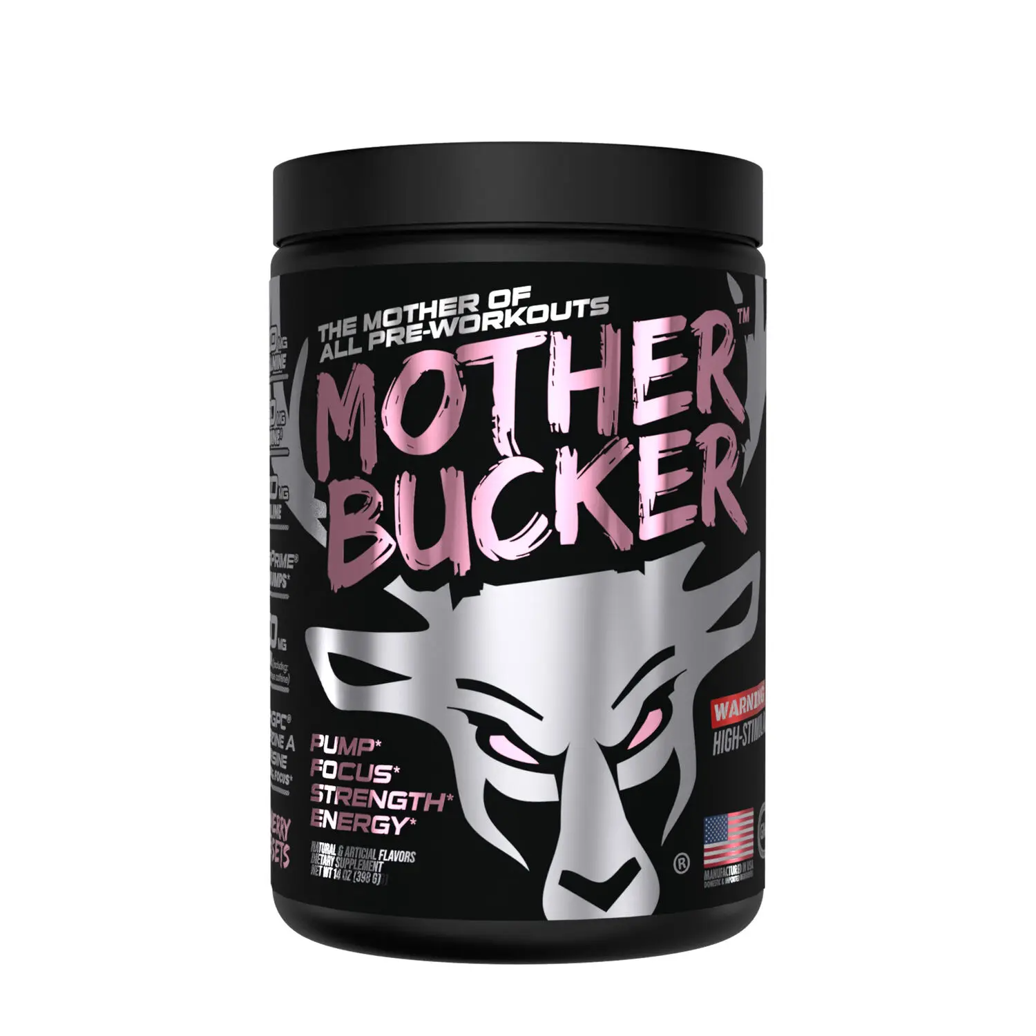 Bucked Up MotherBucker Pre-Workout – 20 Servings | 6 Bold Flavors