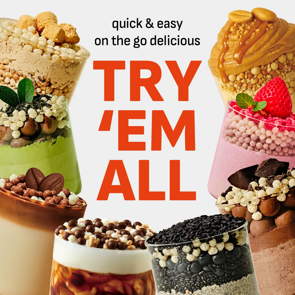 Flimeal Crunchy Protein Powder Bulk Duo – Keto-Friendly Meal Replacement | Cupcake Flavor