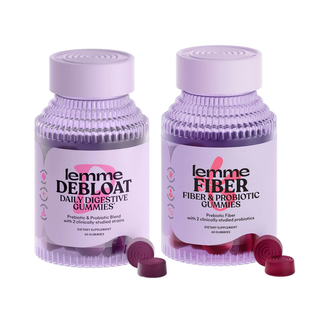 Lemme Daily Digestive Bundle – Fiber + Debloat Gummies for Gut Health