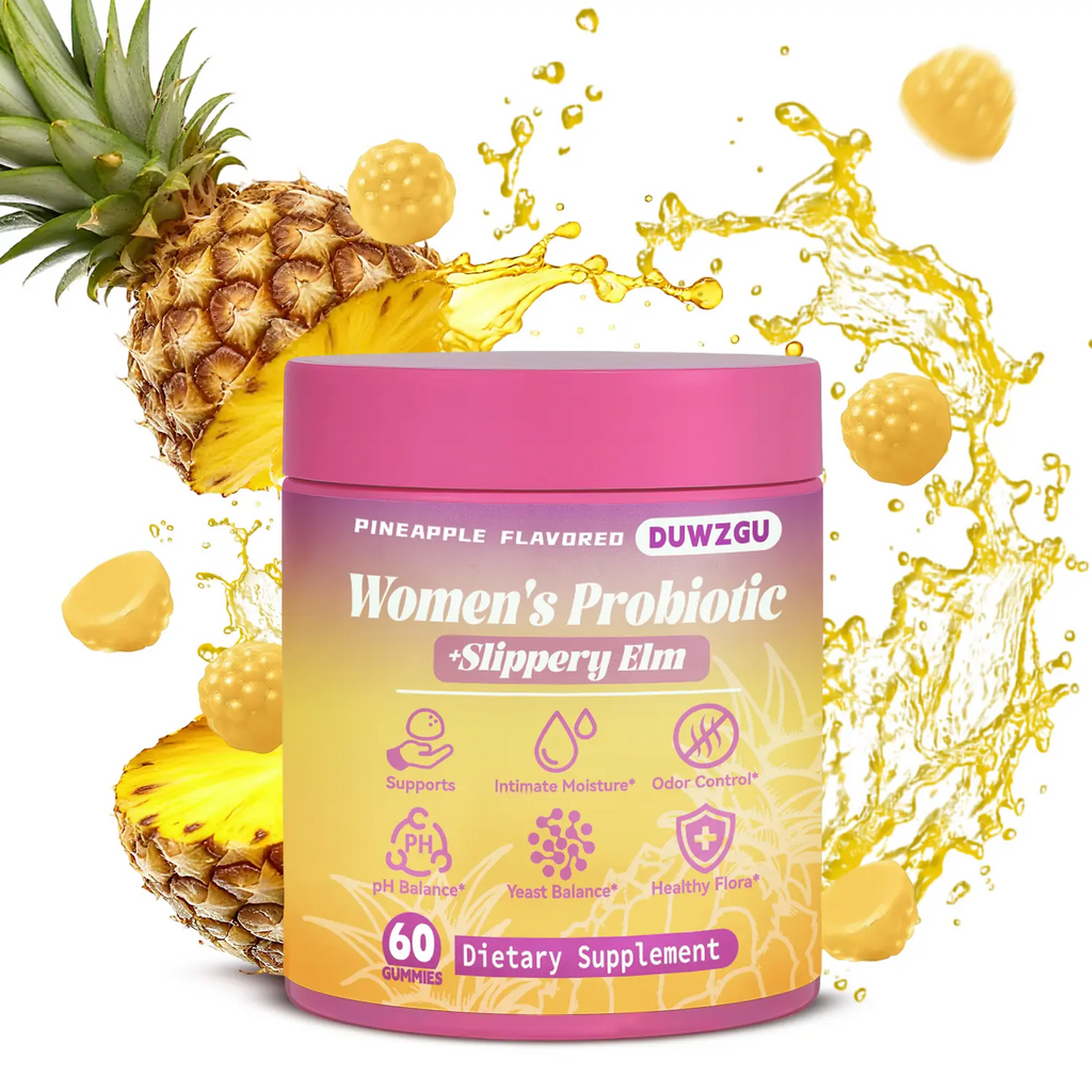 Feminine Probiotic Gummies – pH Balance & Dryness Relief | Pineapple Flavor