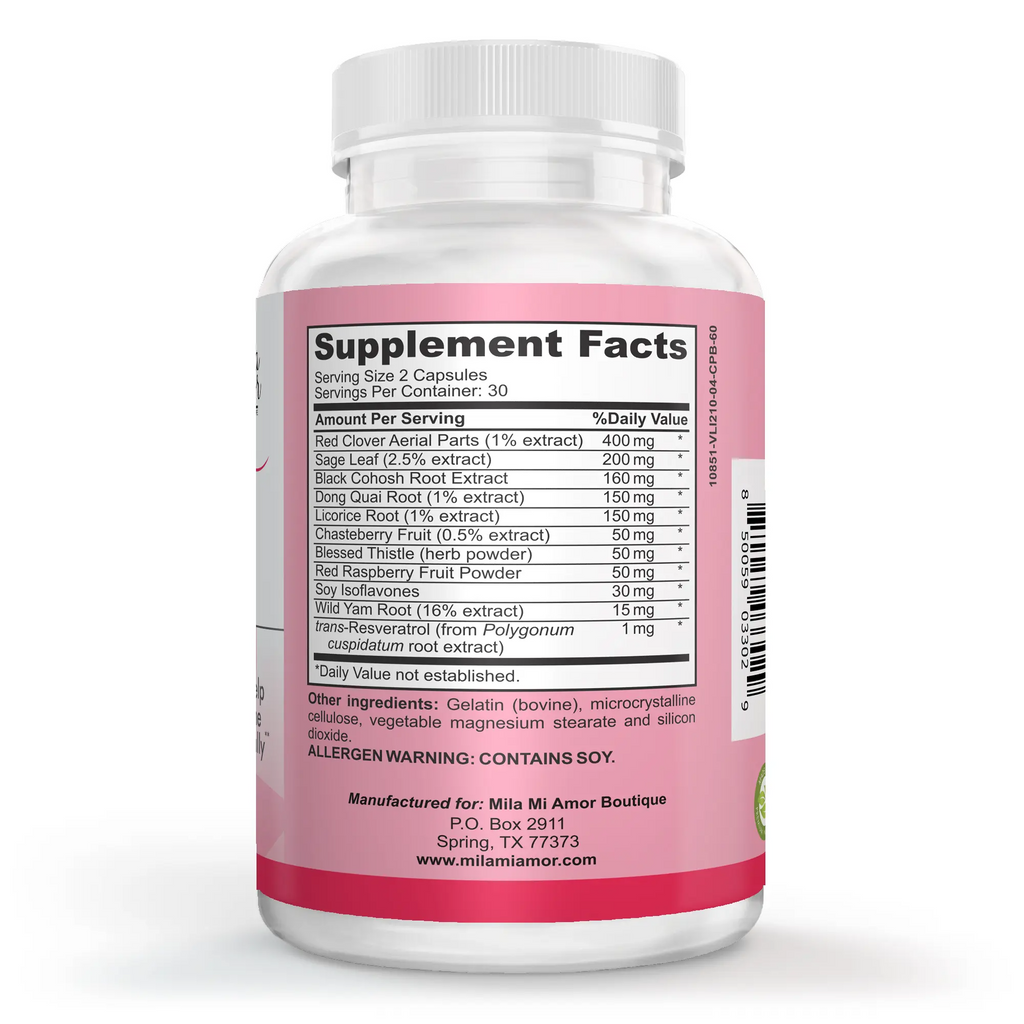 Women's Hormone Balance Supplement | Natural Hormone Regulator | Mood, Energy & Cycle Support | 60 Capsules