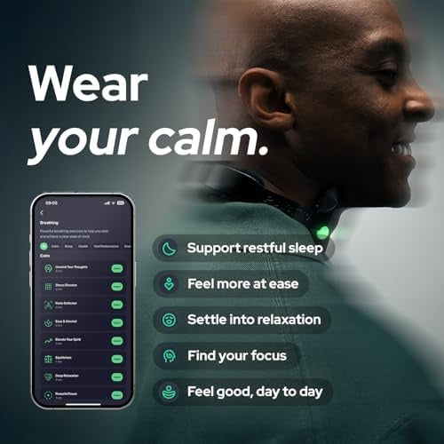 Pulsetto FIT Wellness Wearable | Stress Relief, Focus & Sleep | Patented Neuro Technology + Travel Case