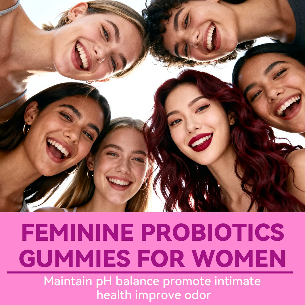 Feminine Probiotic Gummies – pH Balance & Dryness Relief | Pineapple Flavor