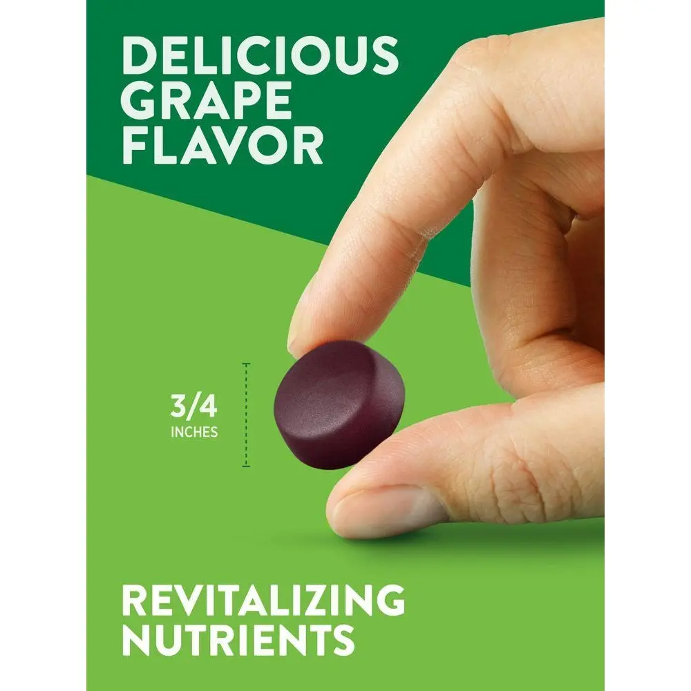 Iron Gummies – with Zinc & B Vitamins | Grape Flavor | 60 Count