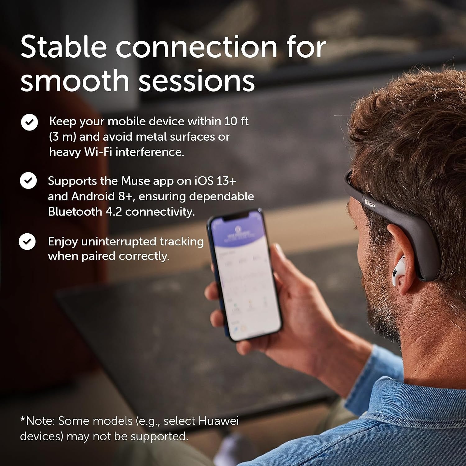 MUSE 2 Brain Sensing Headband | EEG Meditation Tracker & Neurofeedback Device | Real-Time Biofeedback for Mindfulness