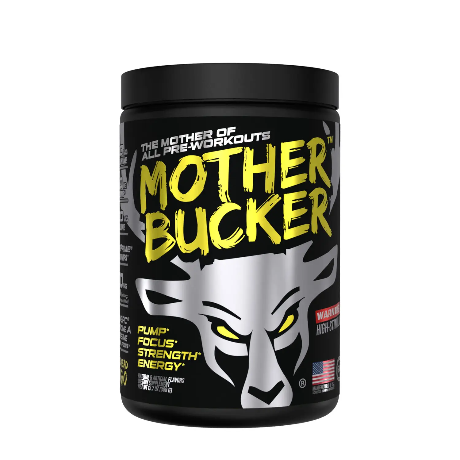 Bucked Up MotherBucker Pre-Workout – 20 Servings | 6 Bold Flavors