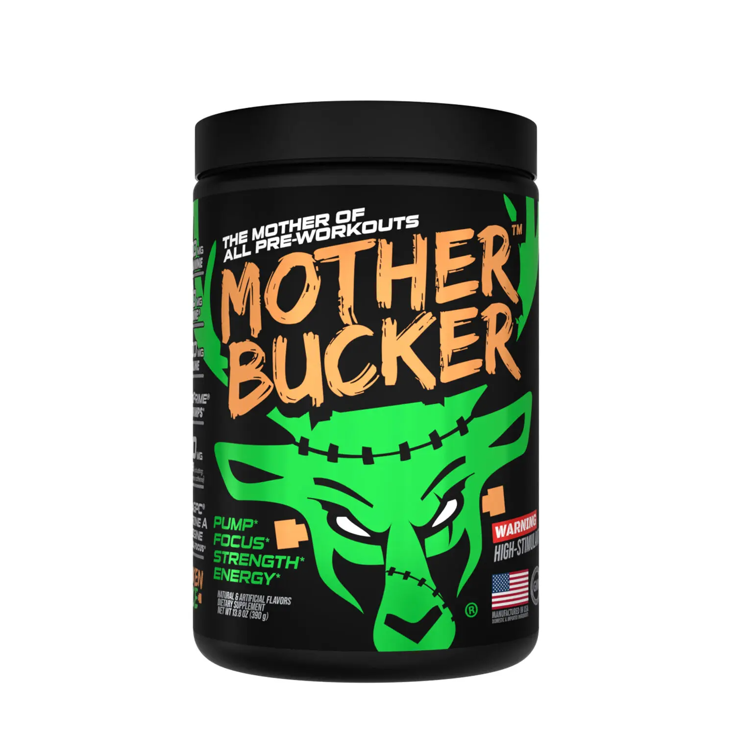 Bucked Up MotherBucker Pre-Workout – 20 Servings | 6 Bold Flavors