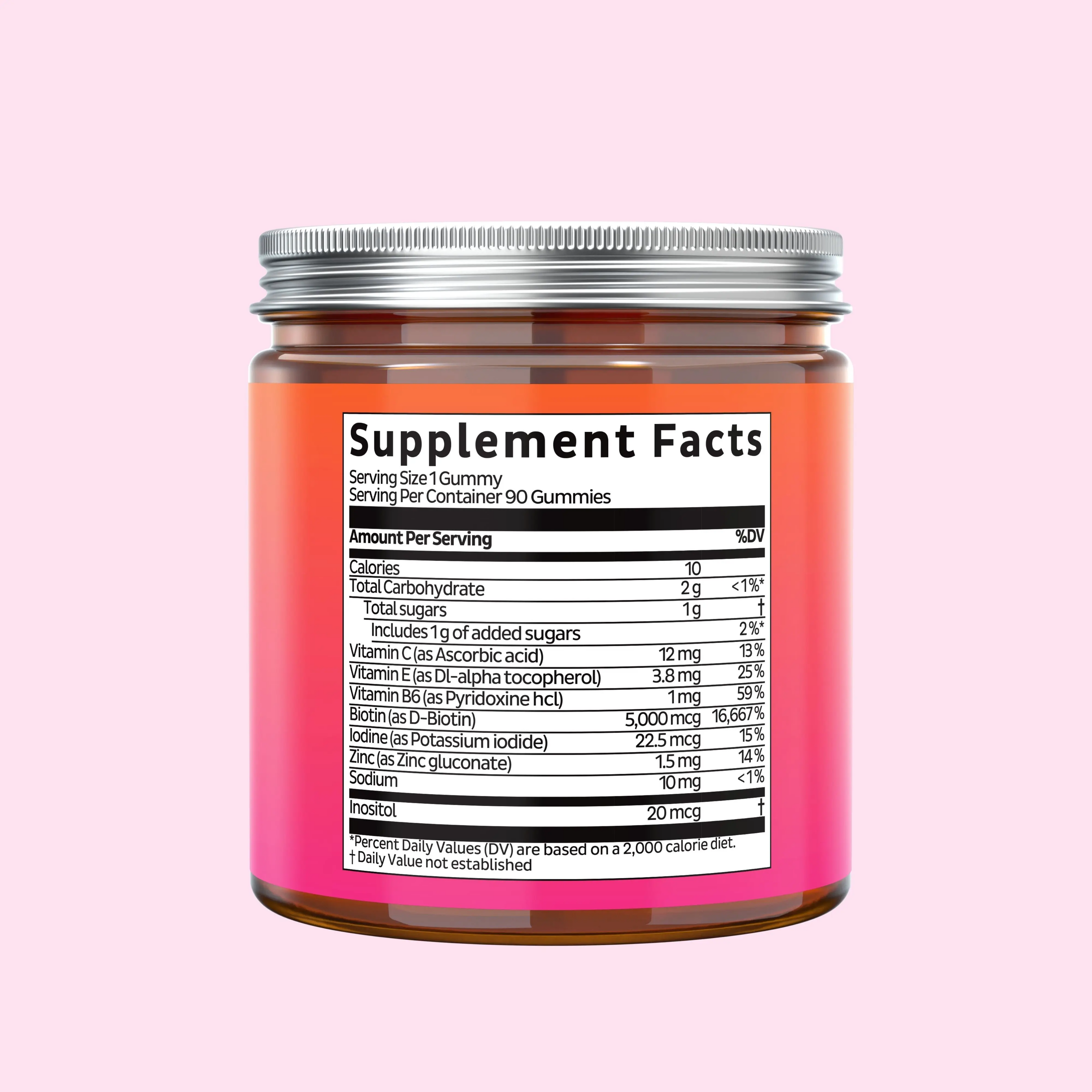 Bears with Benefits Biotin Gummies – 5000mcg | Hair, Skin & Nails | 30 Count