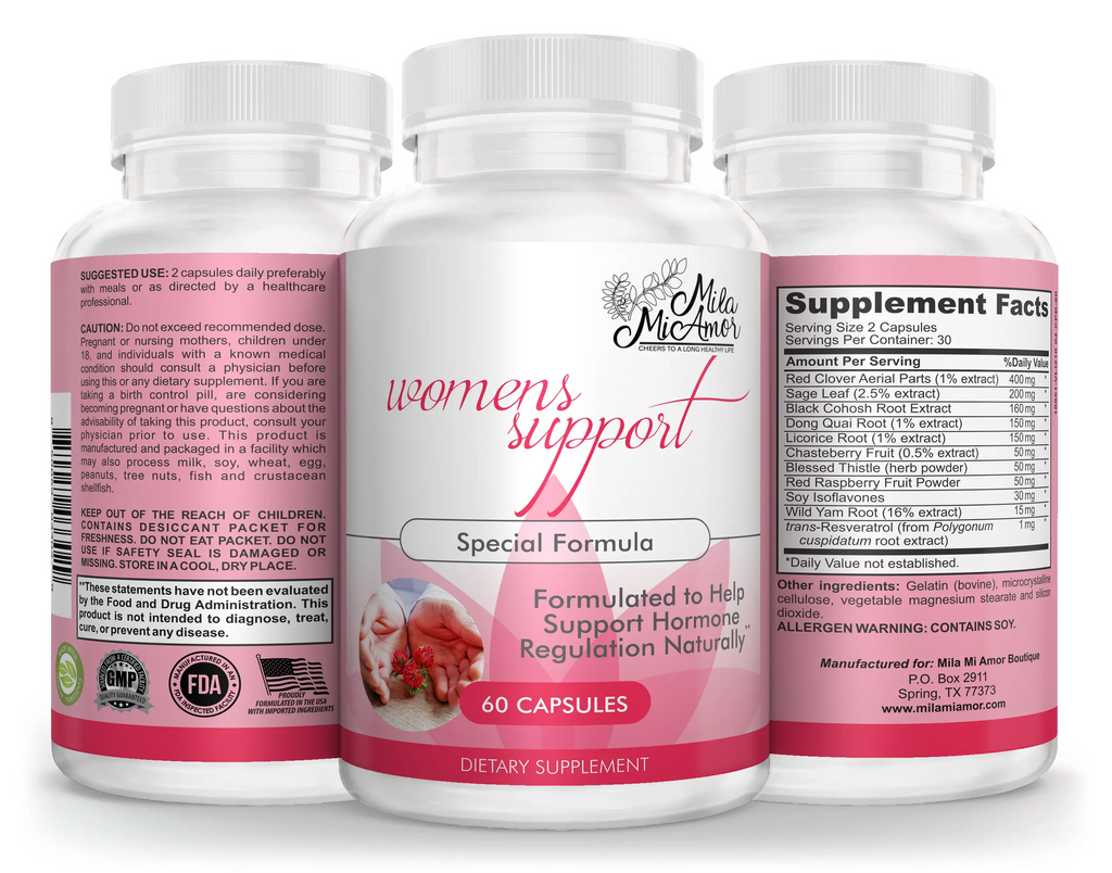 Women's Hormone Balance Supplement | Natural Hormone Regulator | Mood, Energy & Cycle Support | 60 Capsules
