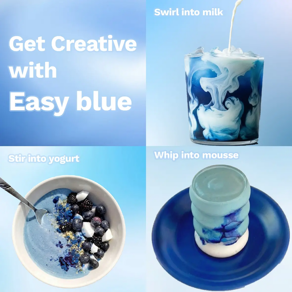 Jooiee Nu EasyCalm Blue Detox | Blue Spirulina, KSM-66 Ashwagandha & Magnesium | Gut Balance & Bloat Relief | 20 Servings